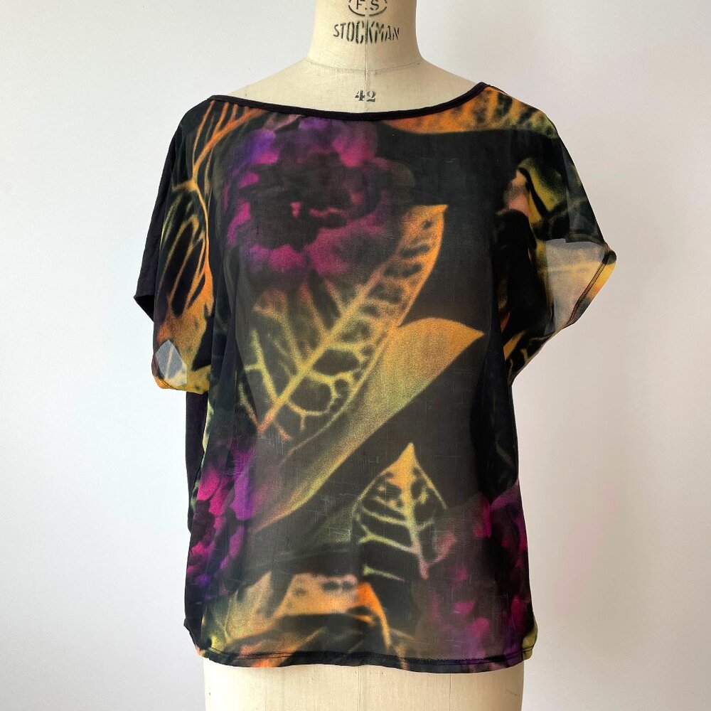 Twik Chiffon and Jersey Top